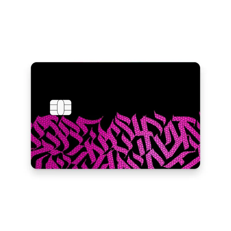 Pettypurse pink graffiti sticker