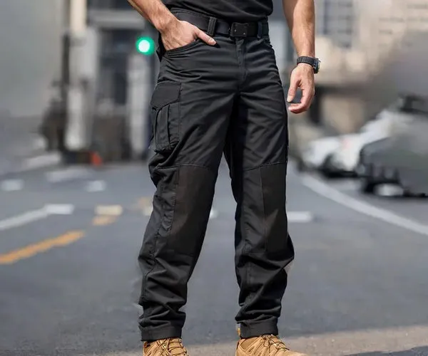 Falour waterproof cargo trousers with sealed construction for wet weather protection