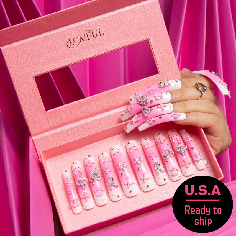 Lovful curve nails press on nails