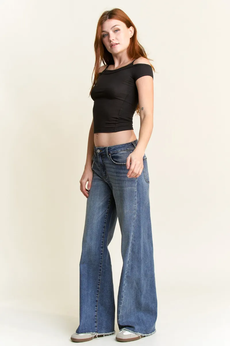 Enjean womens baggy jeans with relaxed fit