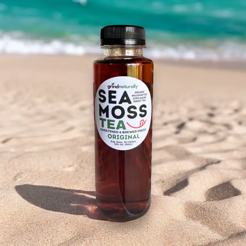 Grind Naturally Organics sea moss tea
