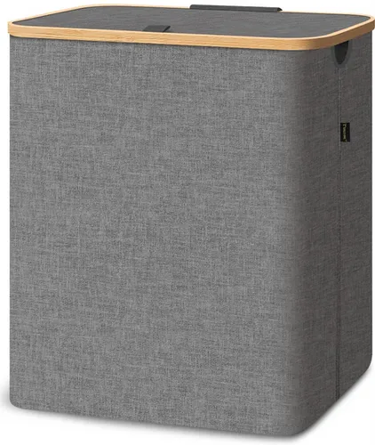 Baleine Shop bamboo laundry hamper for clothes storage