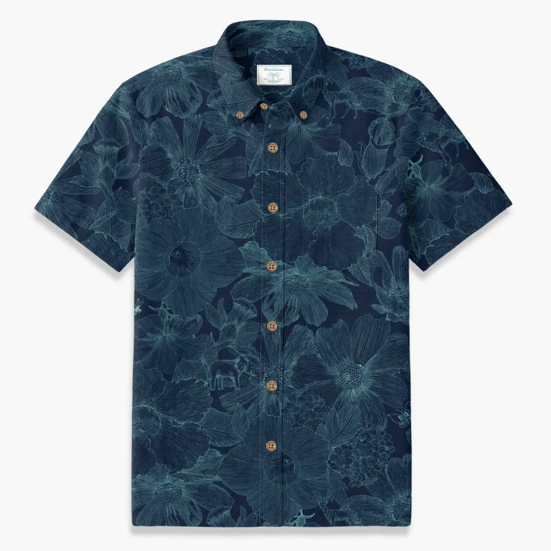 Bonlax tropical button down shirt