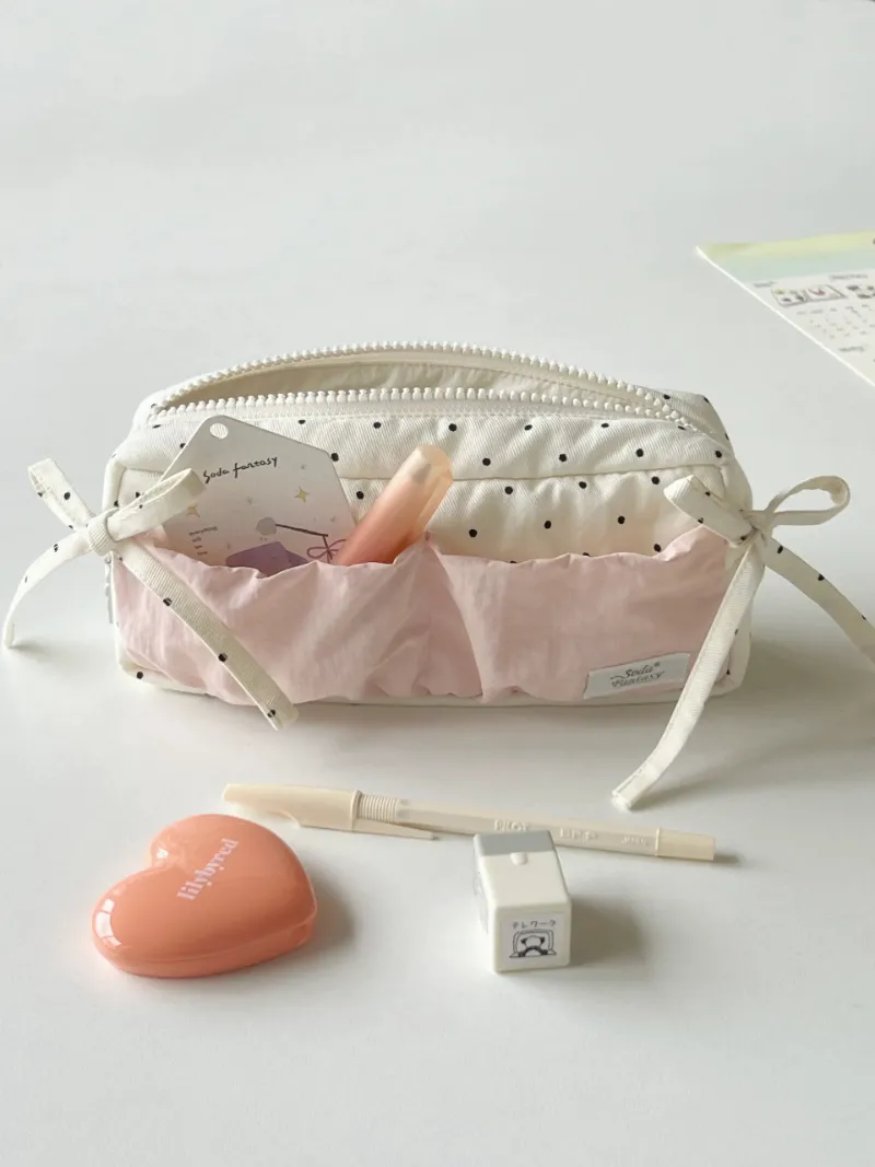 ChicChoi bow pencil pouch