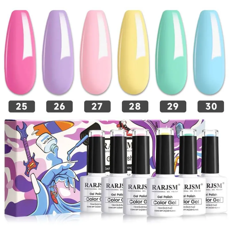 Rarjsm gel nail kit