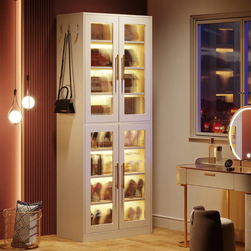 Tribesigns shoe rack for footwear storage