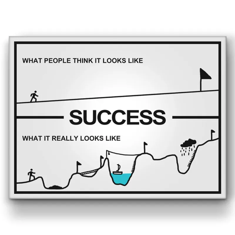 Success Hunters Prints office inspirational wall art