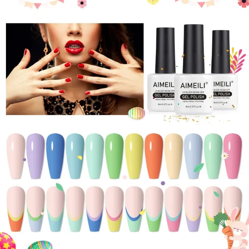 Aimeili Gel Polish nail polish colors collection