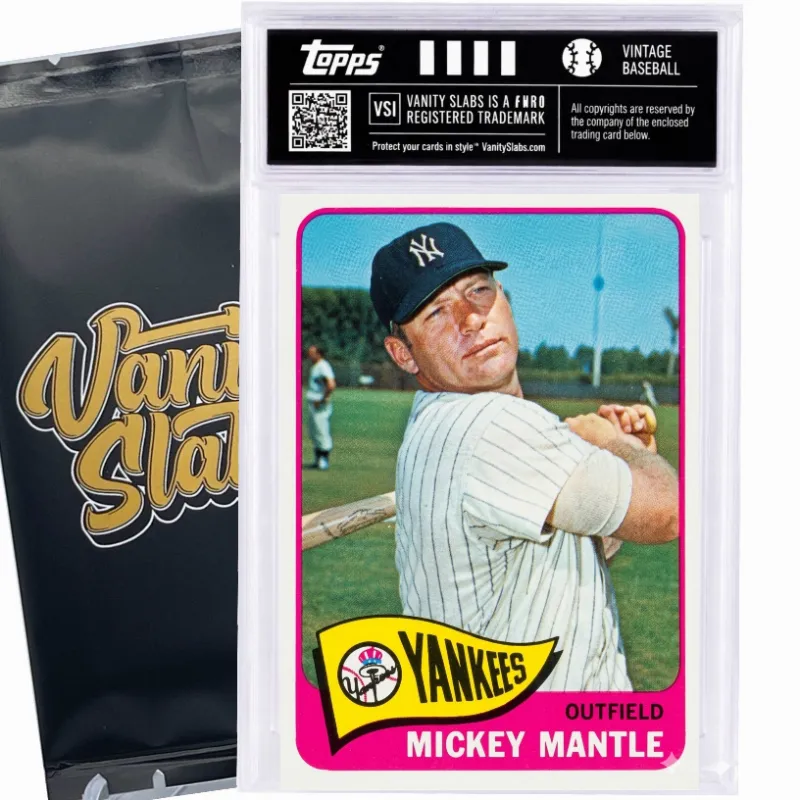 Vanity Slabs baseball card values price guide for graded and raw baseball cards
