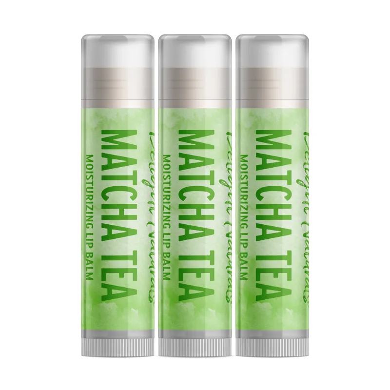 Delight Naturals matcha lip balm