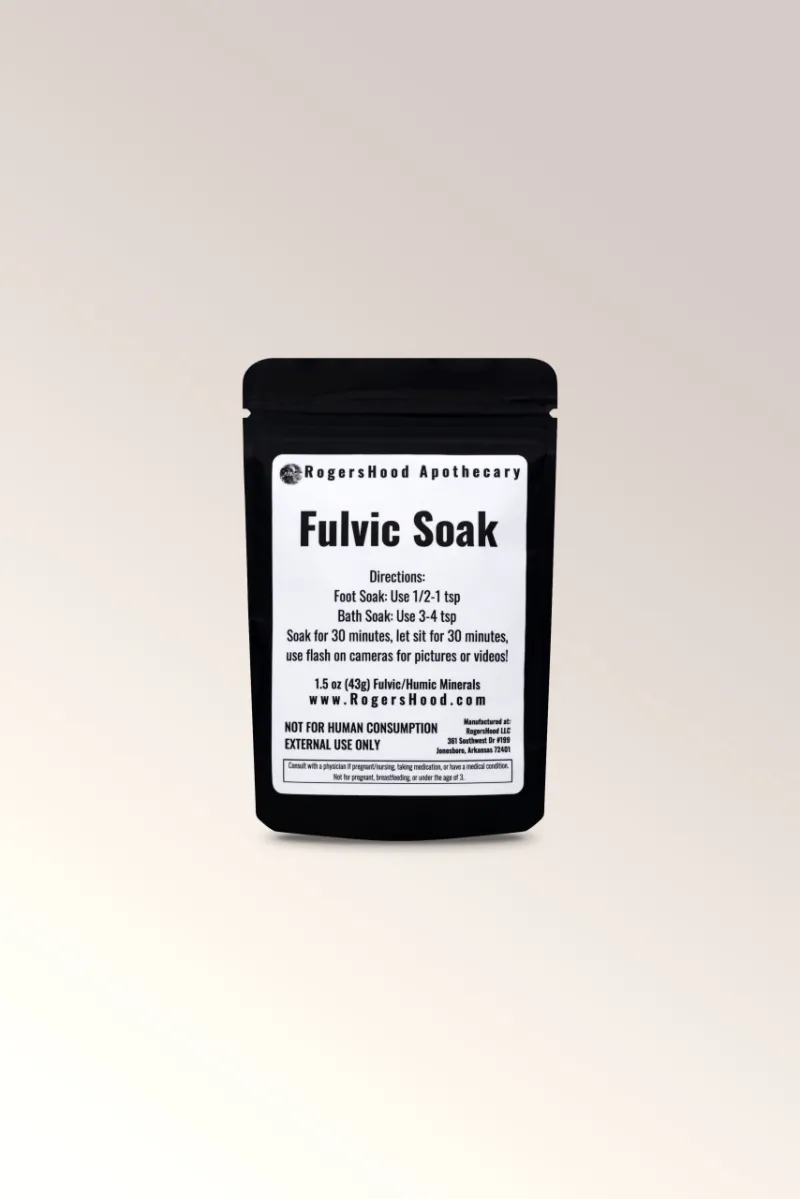 RogersHood Fulvic Soak bath product