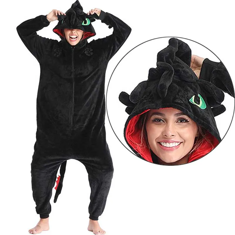 Dragon Vibe Toothless onesie costume inspired by How to Train Your Dragon