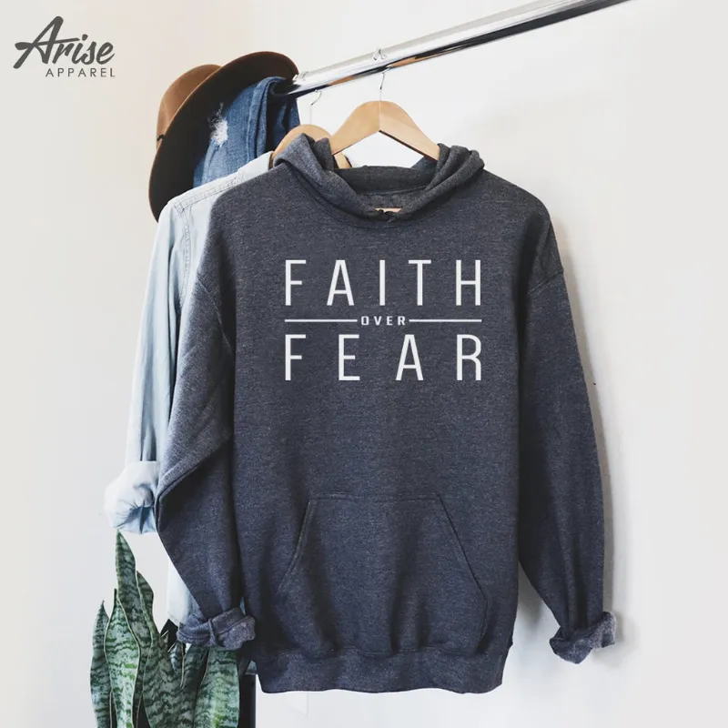 Arise Apparel faith over fear hoodie