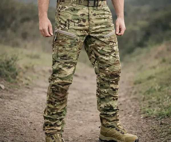 Falour multicam tactical pants with camouflage pattern for field operations