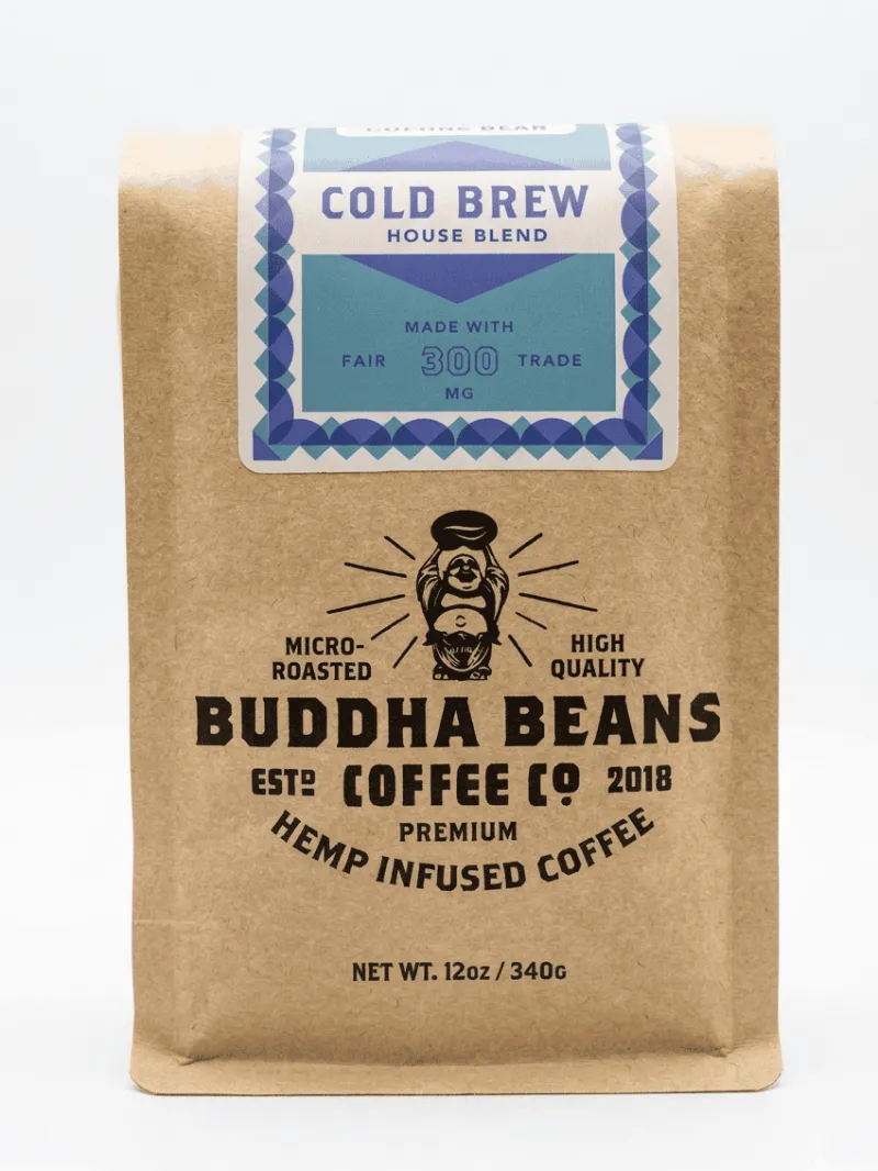Buddha Beans Coffee cold brew subscription 12oz ground cold brew