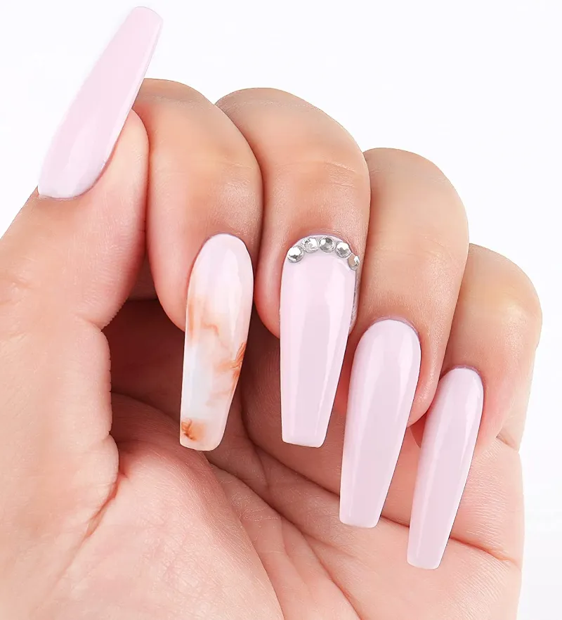 Aimeili Gel Polish light pink nail polish