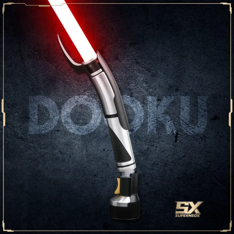 Superneox count dooku lightsaber with curved hilt