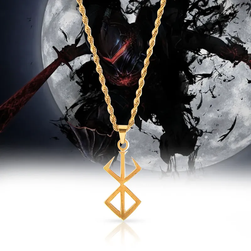 Mugen Sense berserk pendant anime necklace