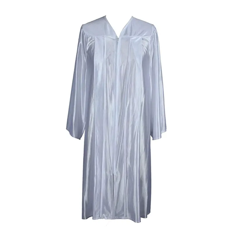 Cap and Gown Direct white graduation dress