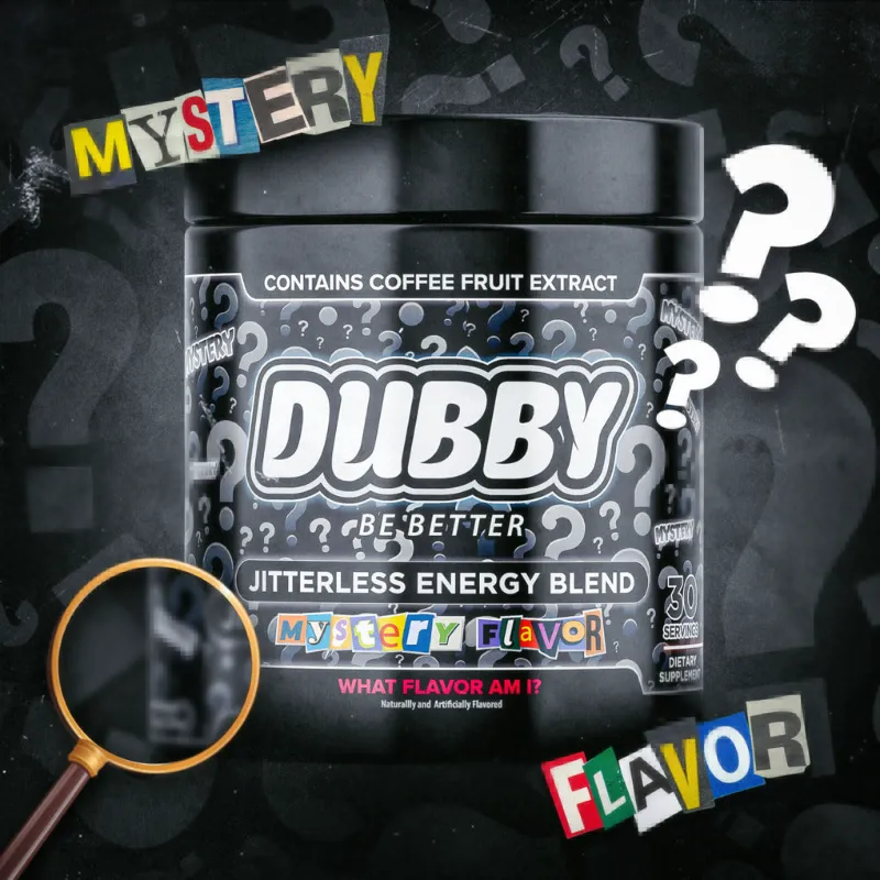 Dubby Energy mystery flavor energy drink