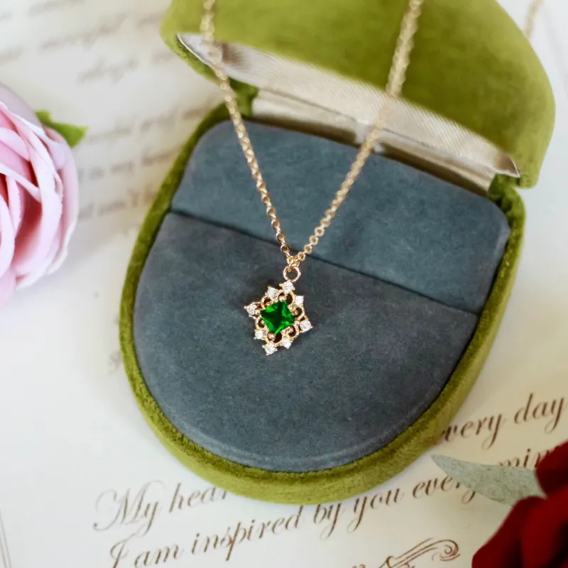 Abbott Atelier emerald necklace