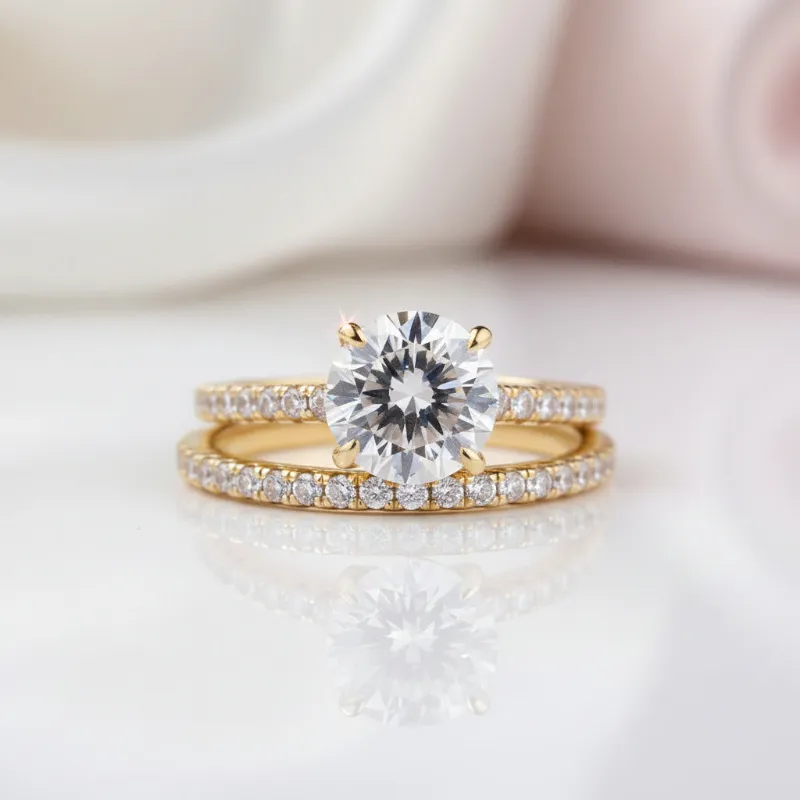 Black Diamonds New York gold wedding ring