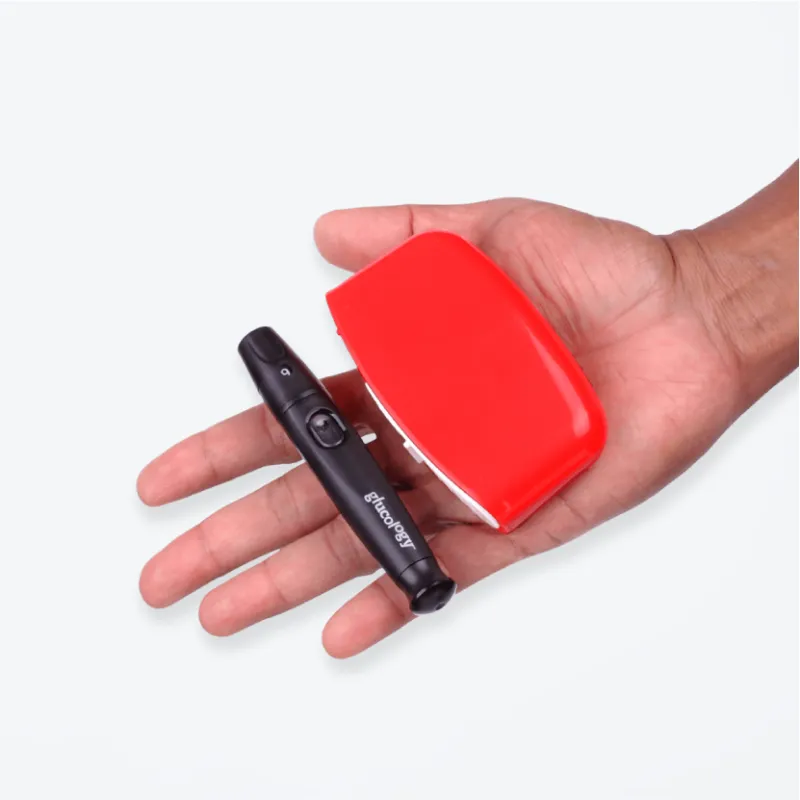 Glucology FDA-cleared sharps disposal container for safe needle disposal