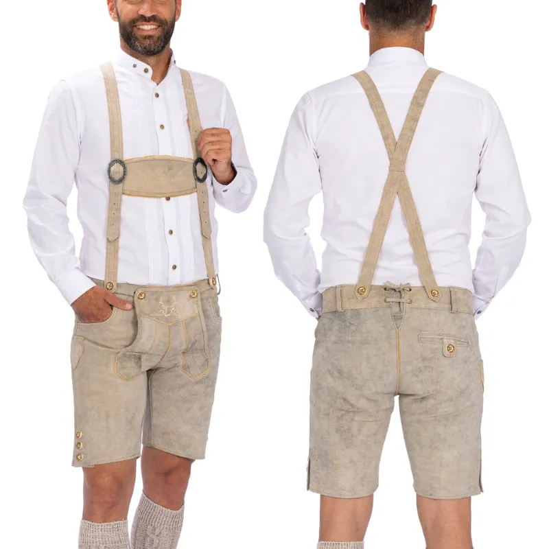 Bavaria Trachten lederhosen oktoberfest traditional leather shorts
