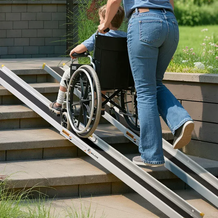 WHLICKS handicap ramp for wheelchair accessibility