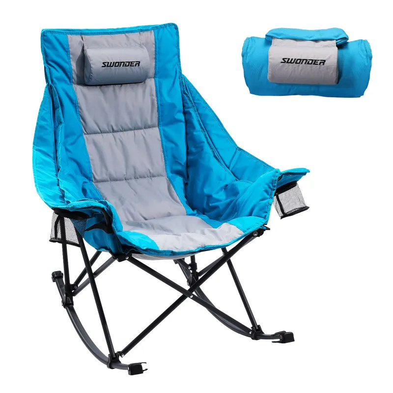 Swonder rocking chair camping for outdoor comfort
