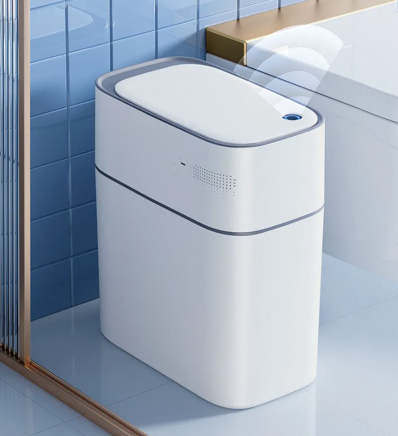 Joybos motion sensor trash can for touchless waste disposal