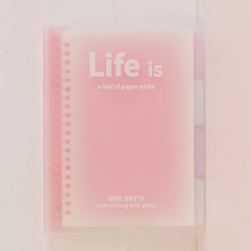 ChicChoi loose leaf notebook