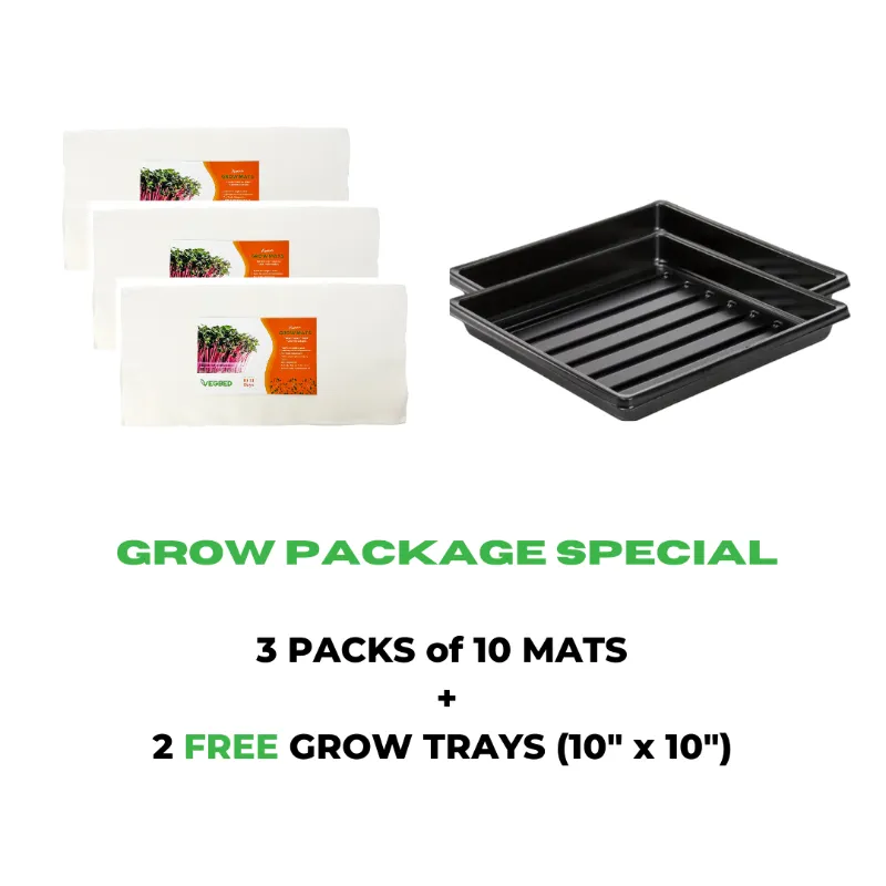 Vegbed Microgreen Grow Mat Bundle growing mat bundle