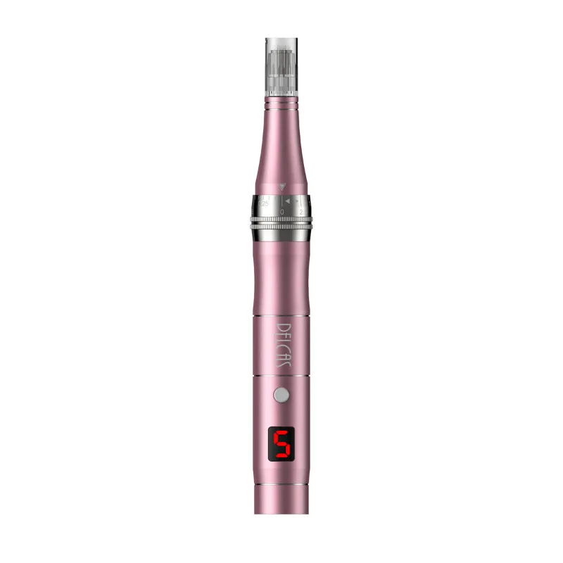 Pelcas wireless microneedling pen for skin treatment