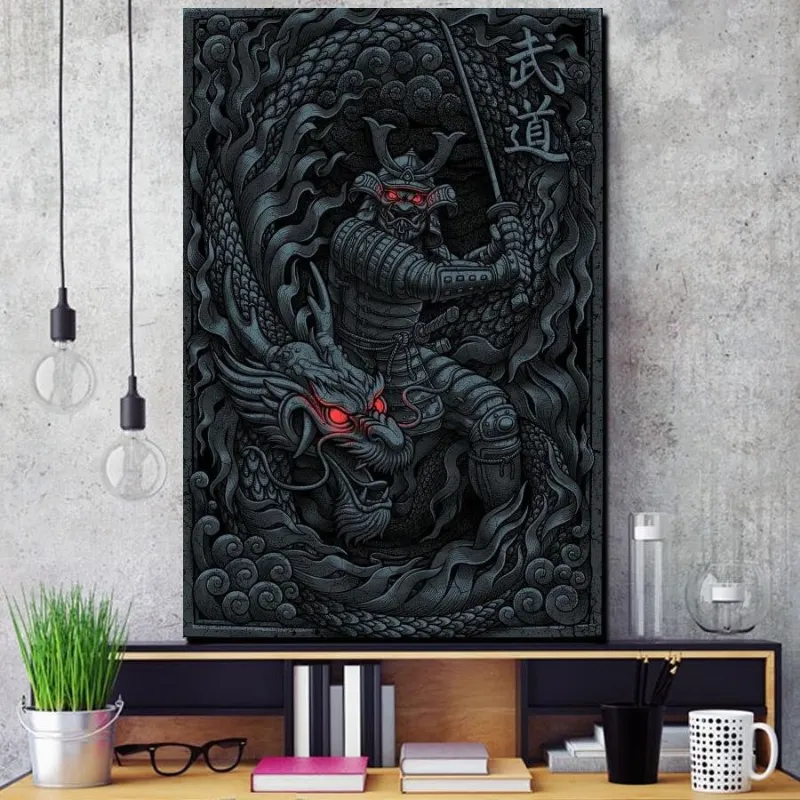 Autumn Dragon Japanese dragon figurine