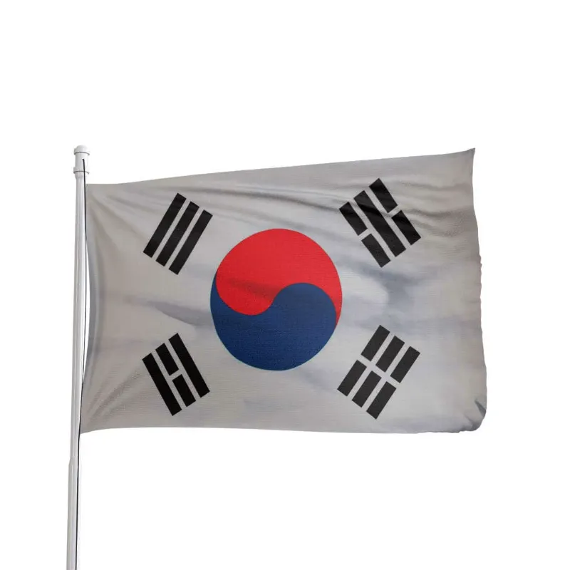 Atlantic Flagpole south korean flag