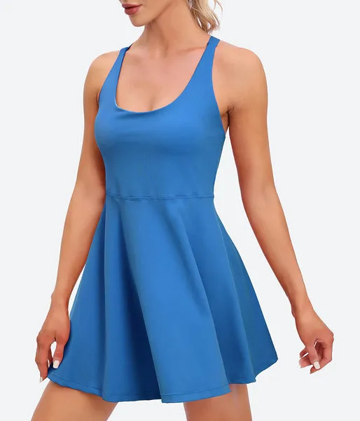Heathyoga dress with shorts underneath for active women