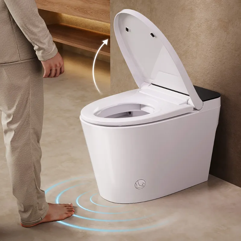 Bazyths smart toilet with modern design and bidet features