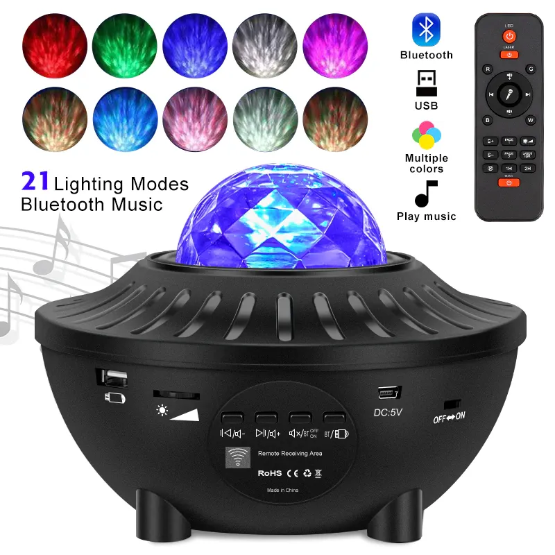 The Original Moon Lamp galaxy projector light displaying celestial patterns