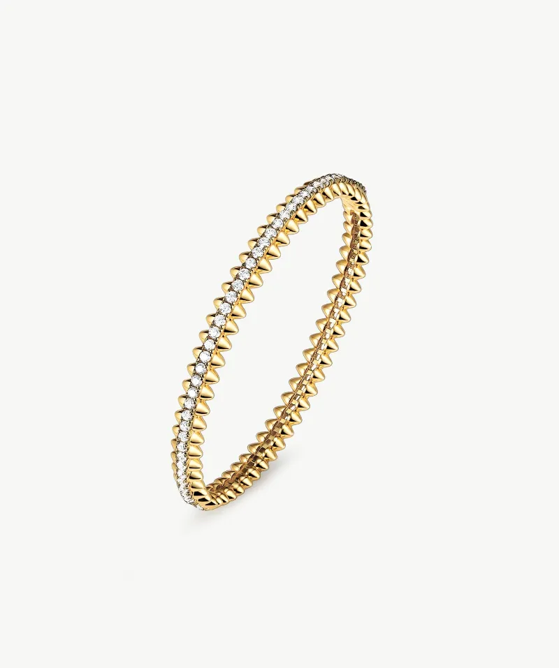 MaiaMina versace spiked cuff bangle