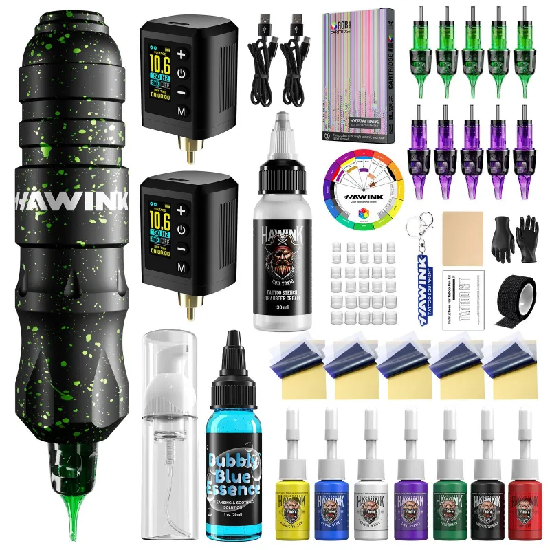 Hawink tattoo gun kit for beginners