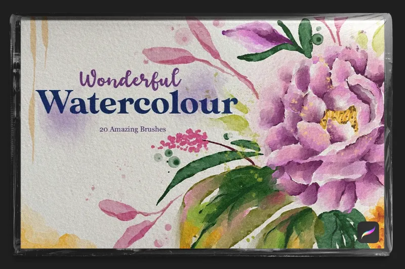 VisualTimmy watercolor procreate brush digital painting tool