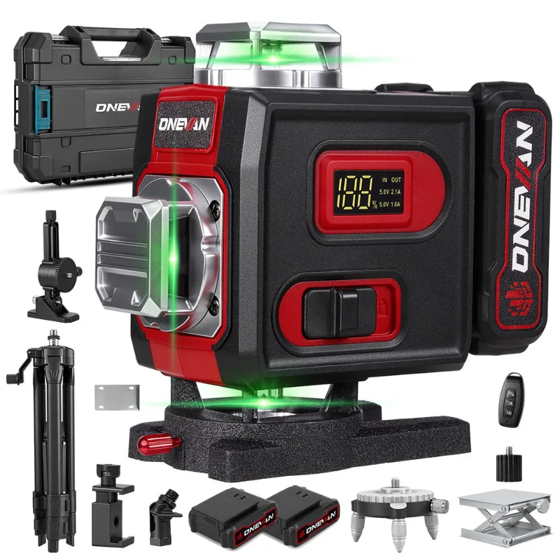ONEVAN laser level for precise alignment in construction and DIY projects