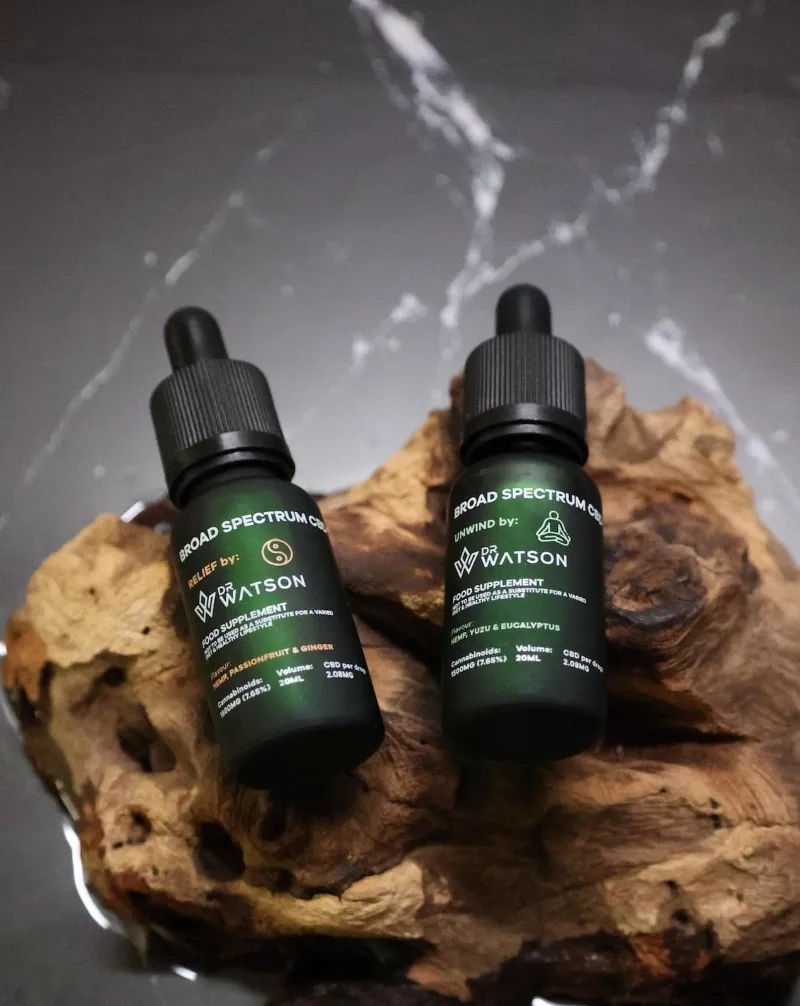 Dr Watson CBD nasal spray bottle