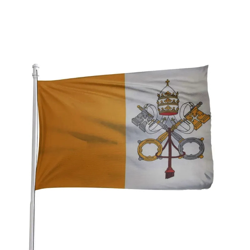 Atlantic Flagpole vatican city flag
