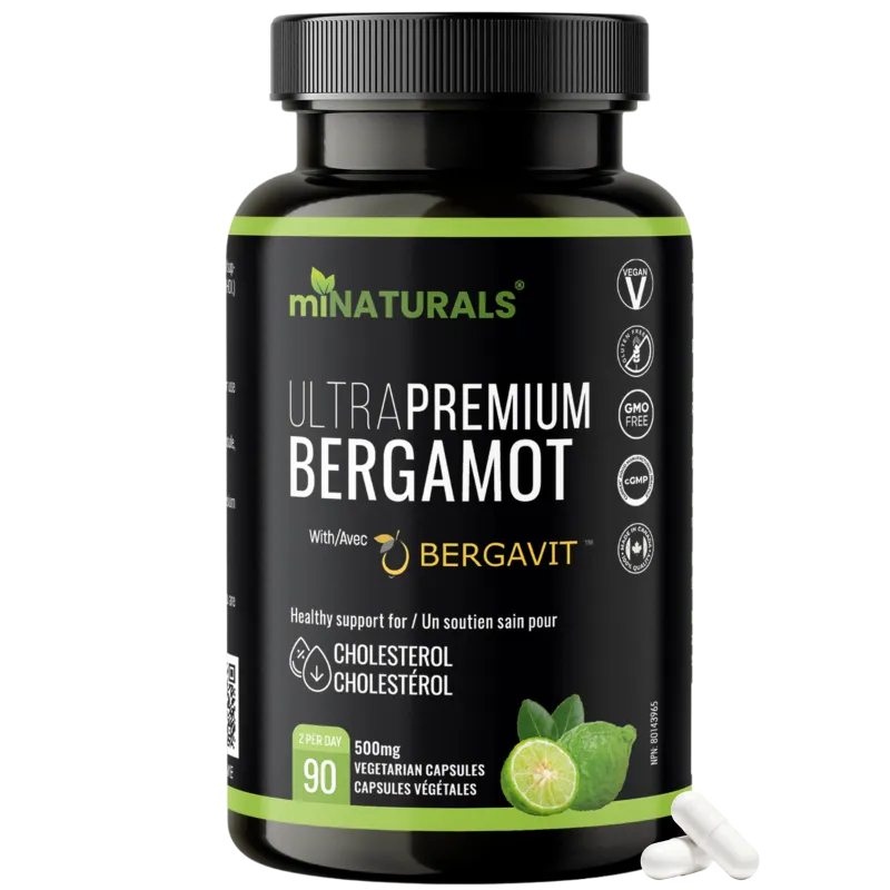 Minaturals Nutrition best bergamot supplement for cholesterol heart health supplement