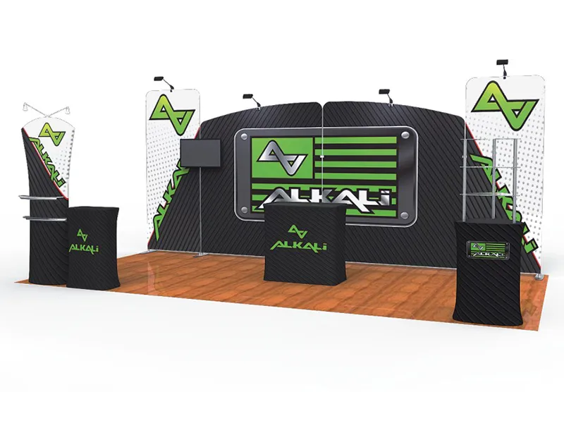 Deluxe Canopy 10x20 trade show booth