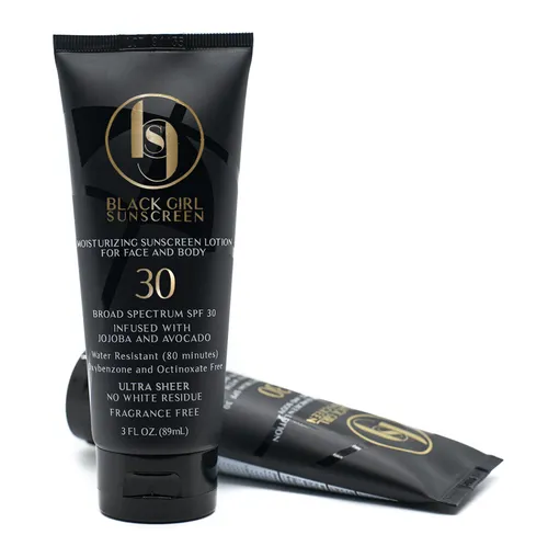 Julo Shop Black Girl Sunscreen SPF 30 bottle