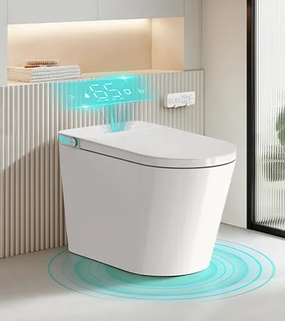 Bazyths smart toilet with modern design and bidet features