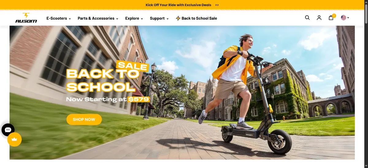 The Ausom home page